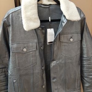 Silver denim Jean jacket